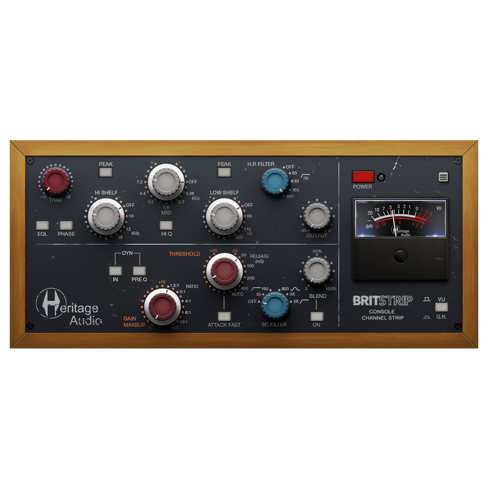 HERITAGE AUDIO Britstrip Console Channel Strip Plugin